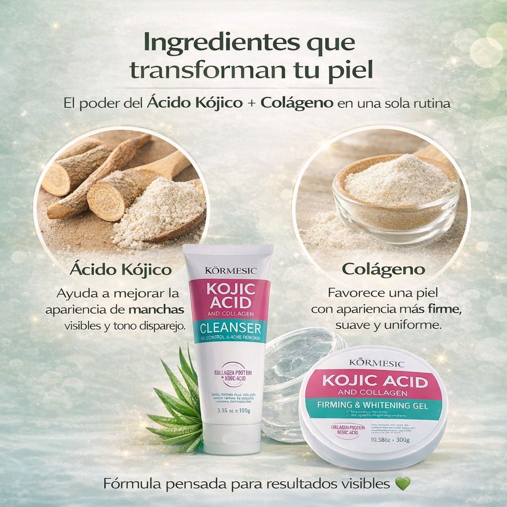 SkinGlow™ - Rutina Limpiador + Gel Aclarante