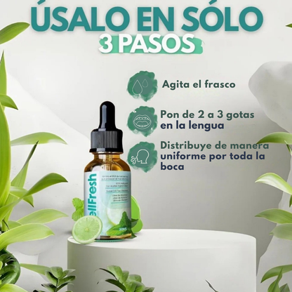 2x1 Well Fresh - Elimina el mal aliento en segundos (Gotas naturales)