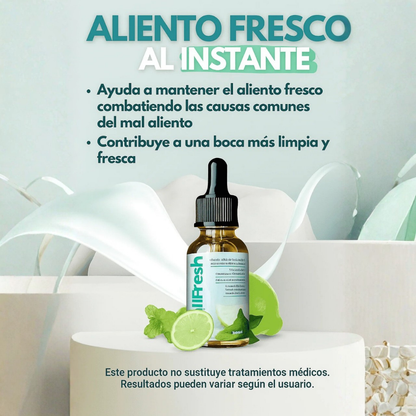 2x1 Well Fresh - Elimina el mal aliento en segundos (Gotas naturales)