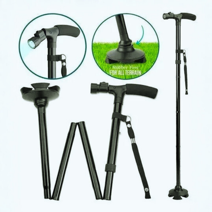 Bastón Ortopédico con Linterna TRUSTY CANE®