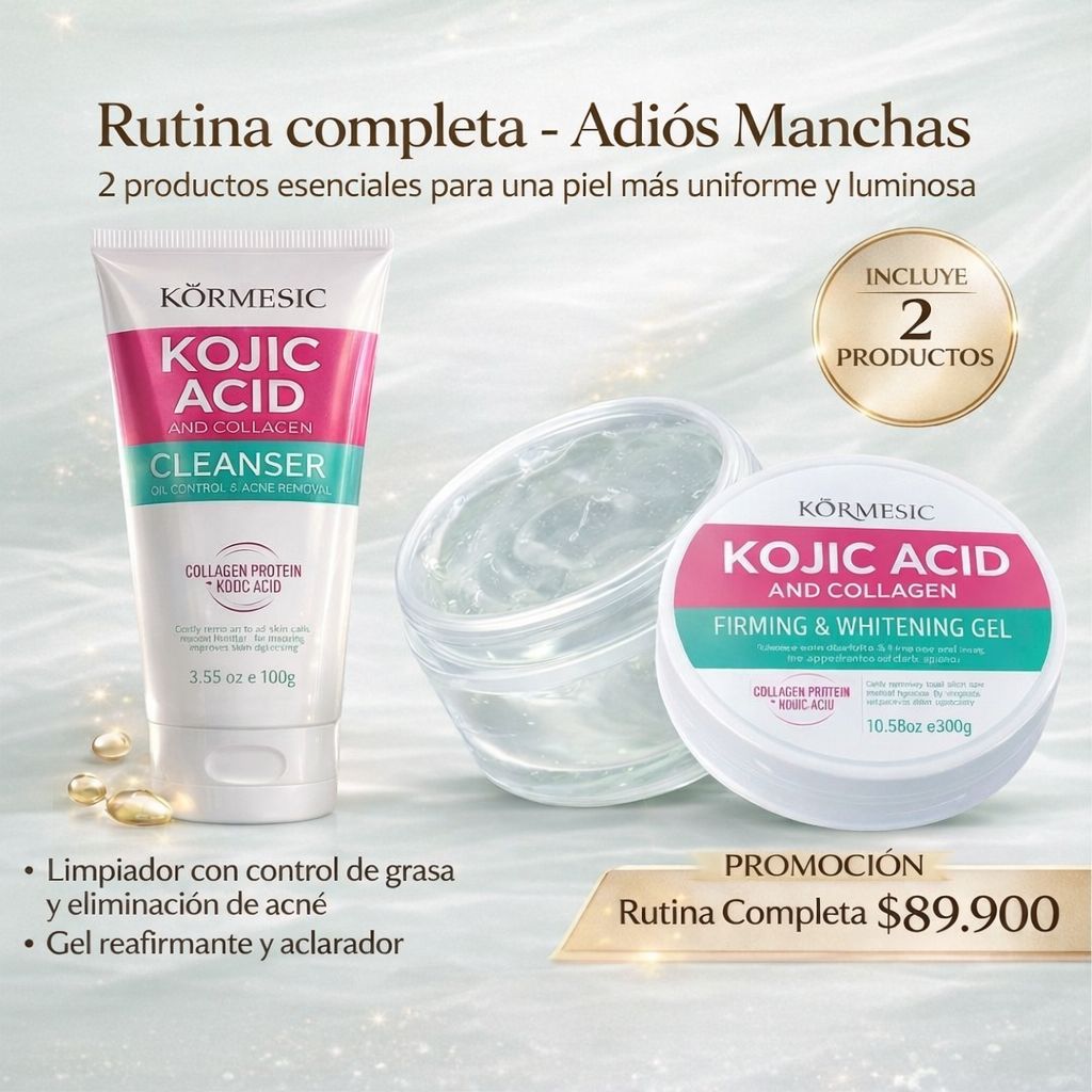 SkinGlow™ - Rutina Limpiador + Gel Aclarante