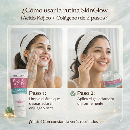 SkinGlow™ - Rutina Limpiador + Gel Aclarante