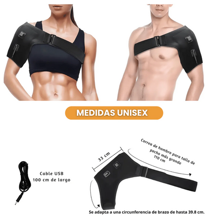 Hombrera Térmica – Alivio Real para Dolor de Hombro (Manguito Rotador)
