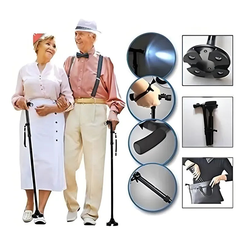 Bastón Ortopédico con Linterna TRUSTY CANE®